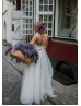 V Neck Lace Tulle Elegant Wedding Dress V Neck Lace Tulle Elegant Wedding Dress